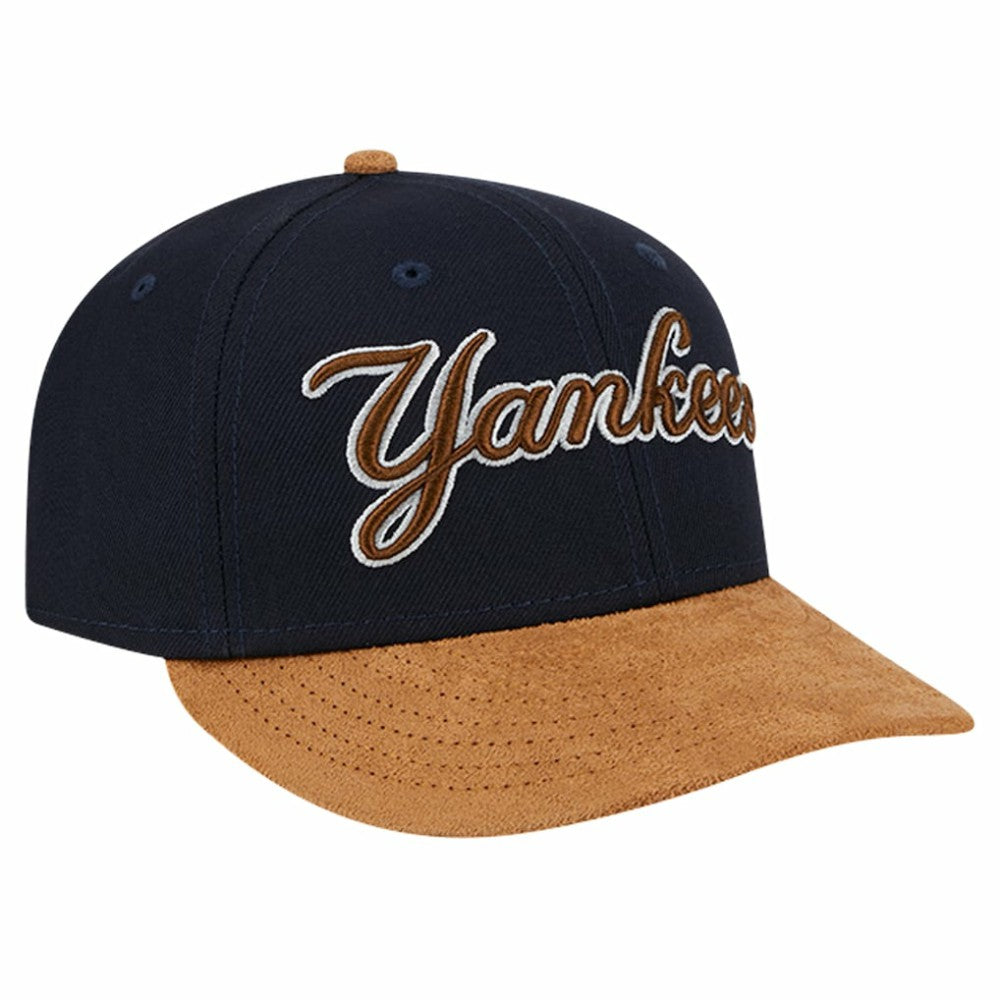 MLB New York Yankees New Era Team Suede Visor Low Profile 59FIFTY Fitted Hat