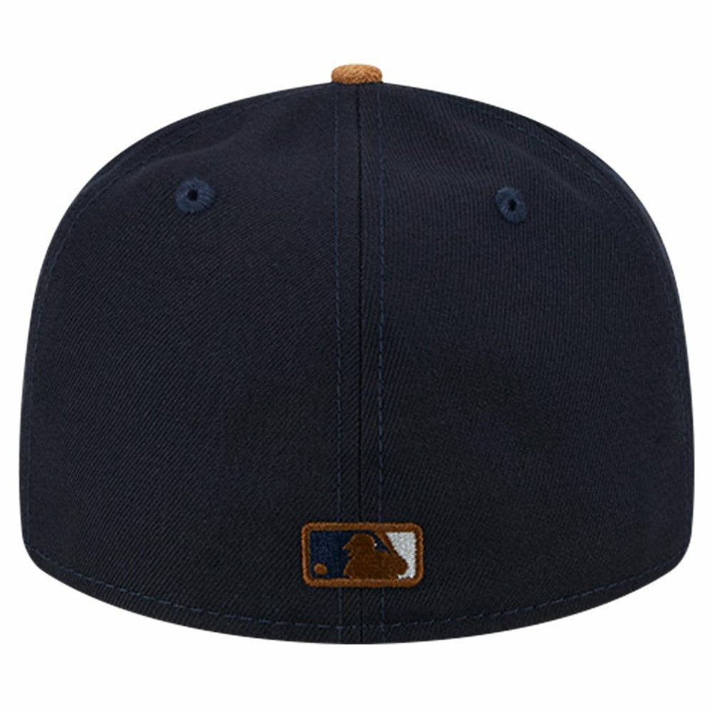 MLB New York Yankees New Era Team Suede Visor Low Profile 59FIFTY Fitted Hat