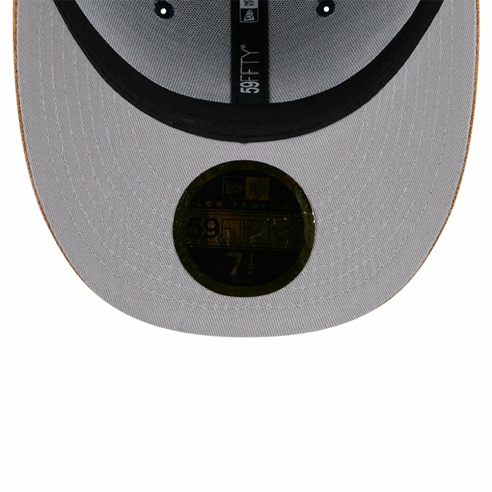 MLB New York Yankees New Era Team Suede Visor Low Profile 59FIFTY Fitted Hat