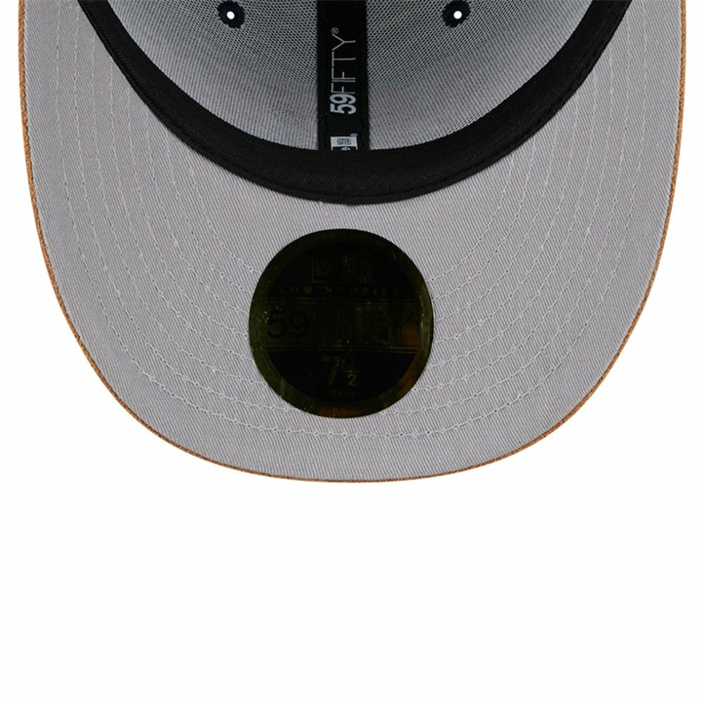 MLB Boston Red Sox New Era Team Suede Visor Low Profile 59FIFTY Fitted Hat