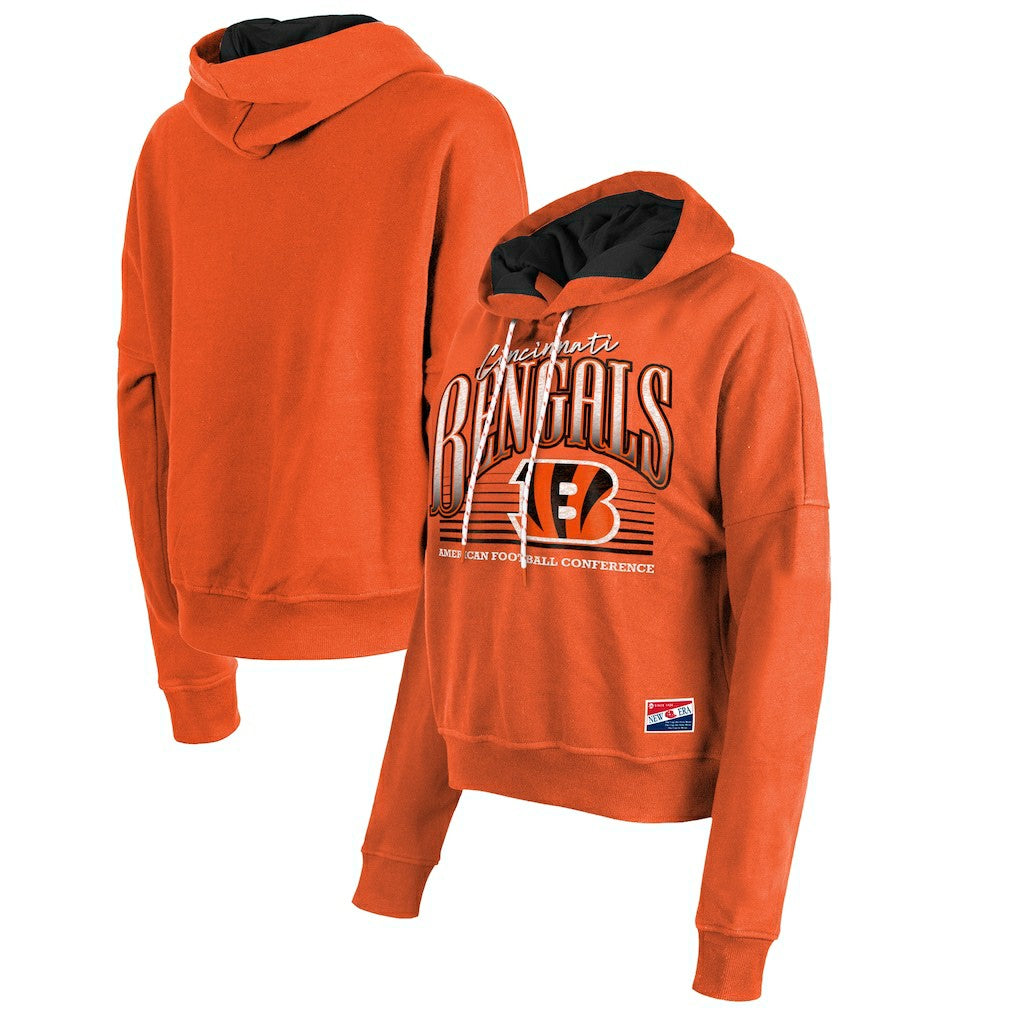 Women's Boxy Pullover Hoodie - Cincinnati Bengals