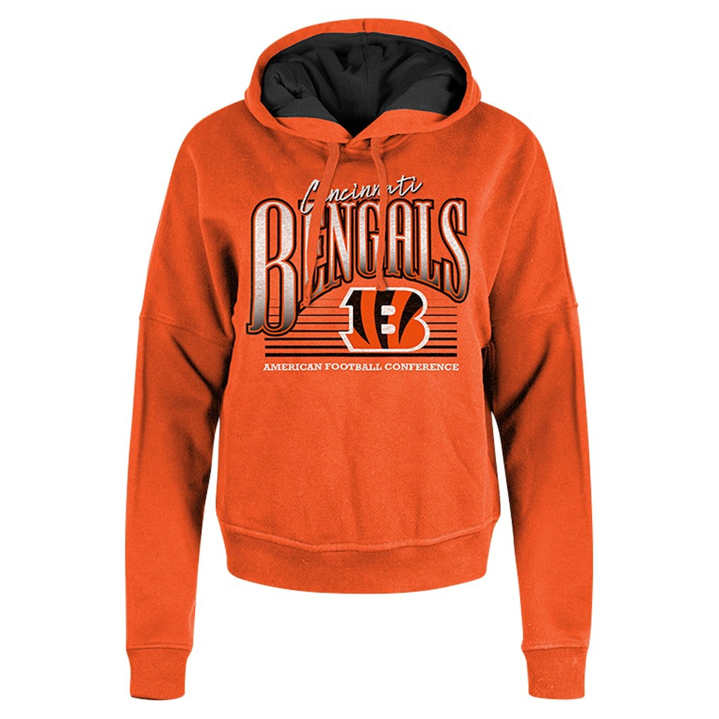 Women's Boxy Pullover Hoodie - Cincinnati Bengals