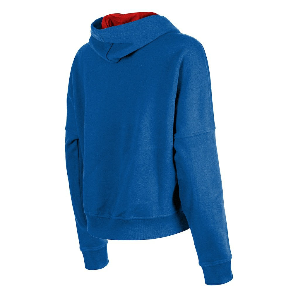Women's Throwback Boxy Pullover Hoodie - New England Patriots