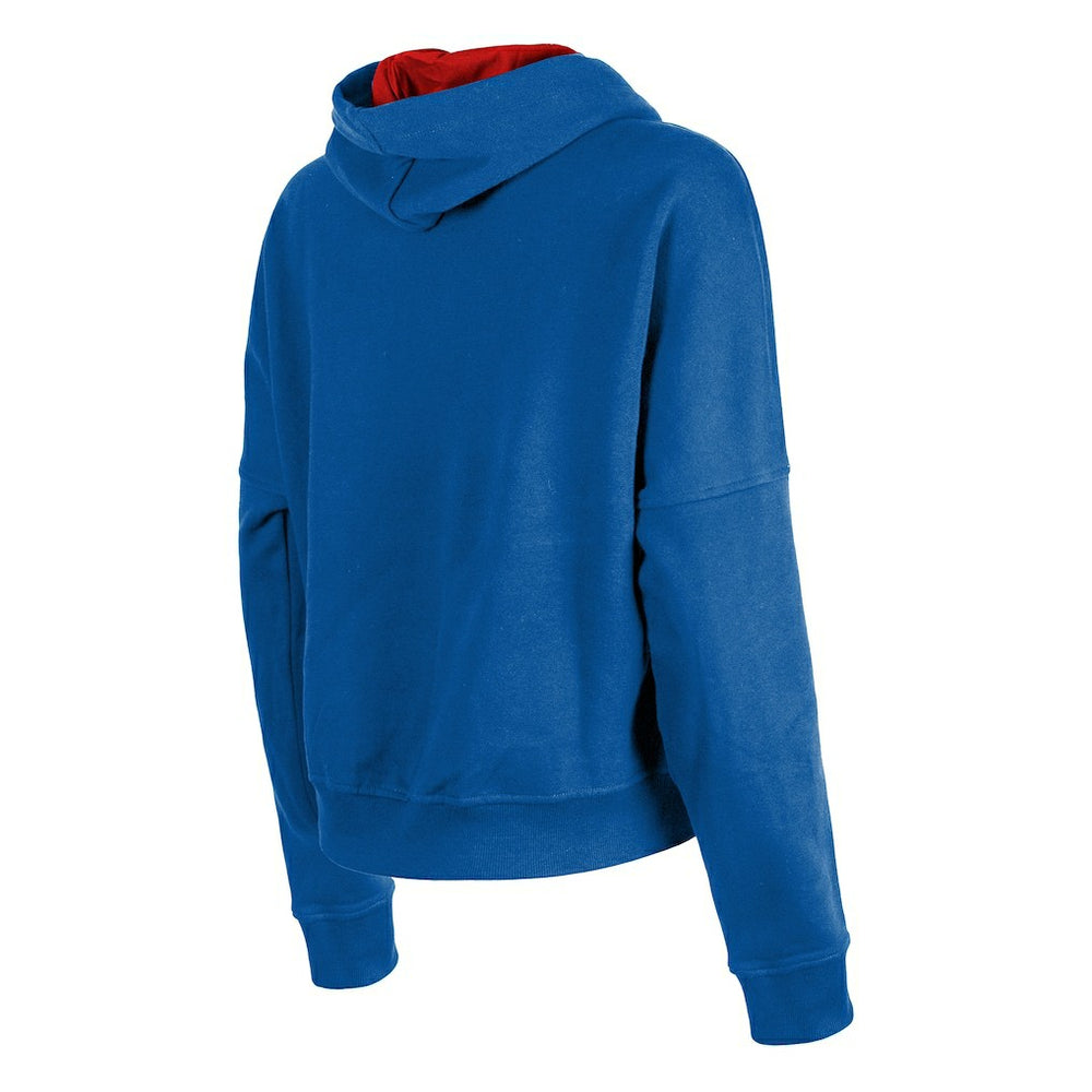 Women's Throwback Boxy Pullover Hoodie - New England Patriots