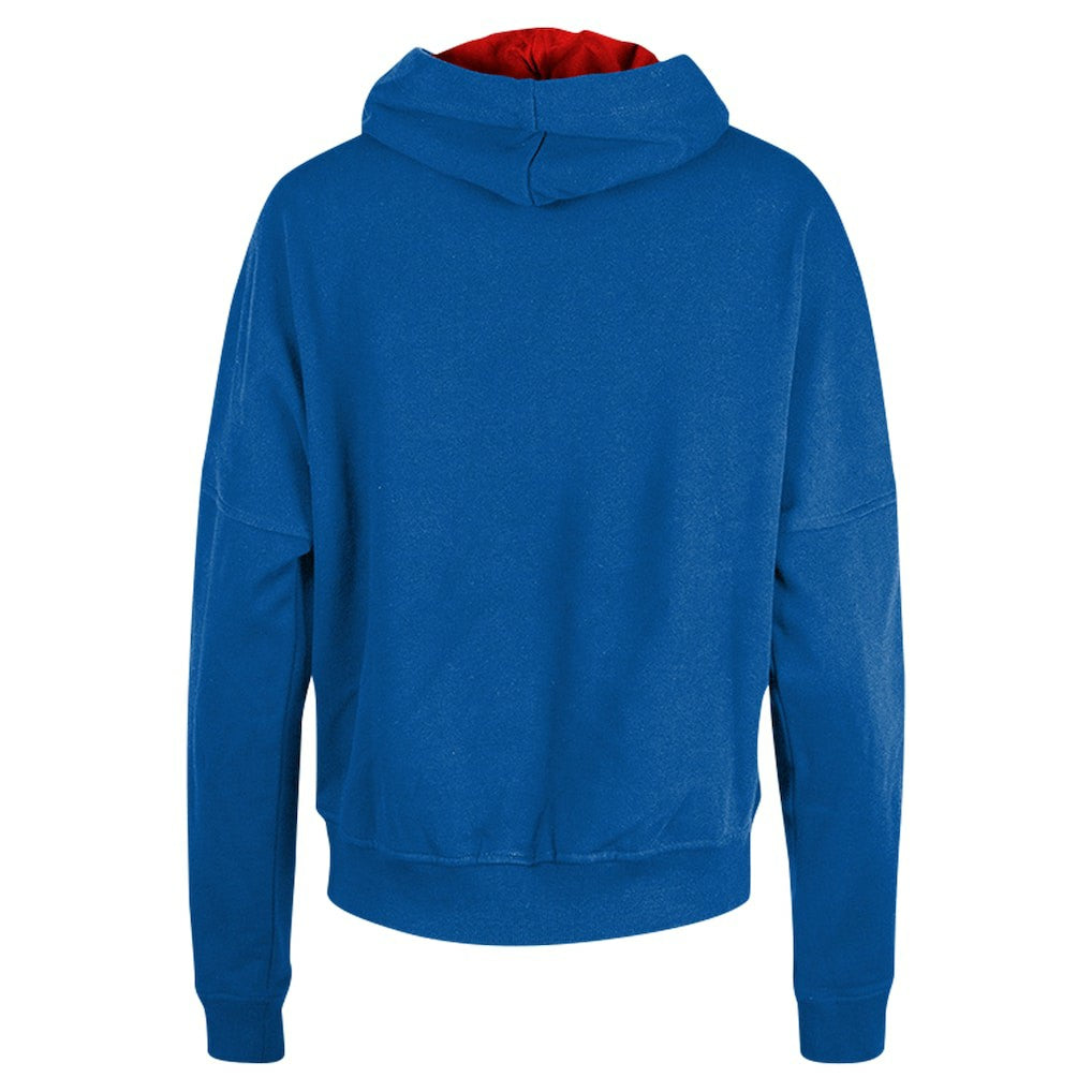 Women's Throwback Boxy Pullover Hoodie - New England Patriots