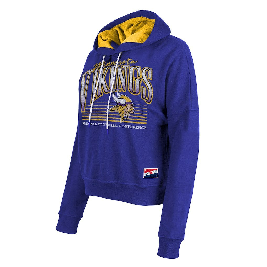Women's Boxy Pullover Hoodie - Minnesota Vikings