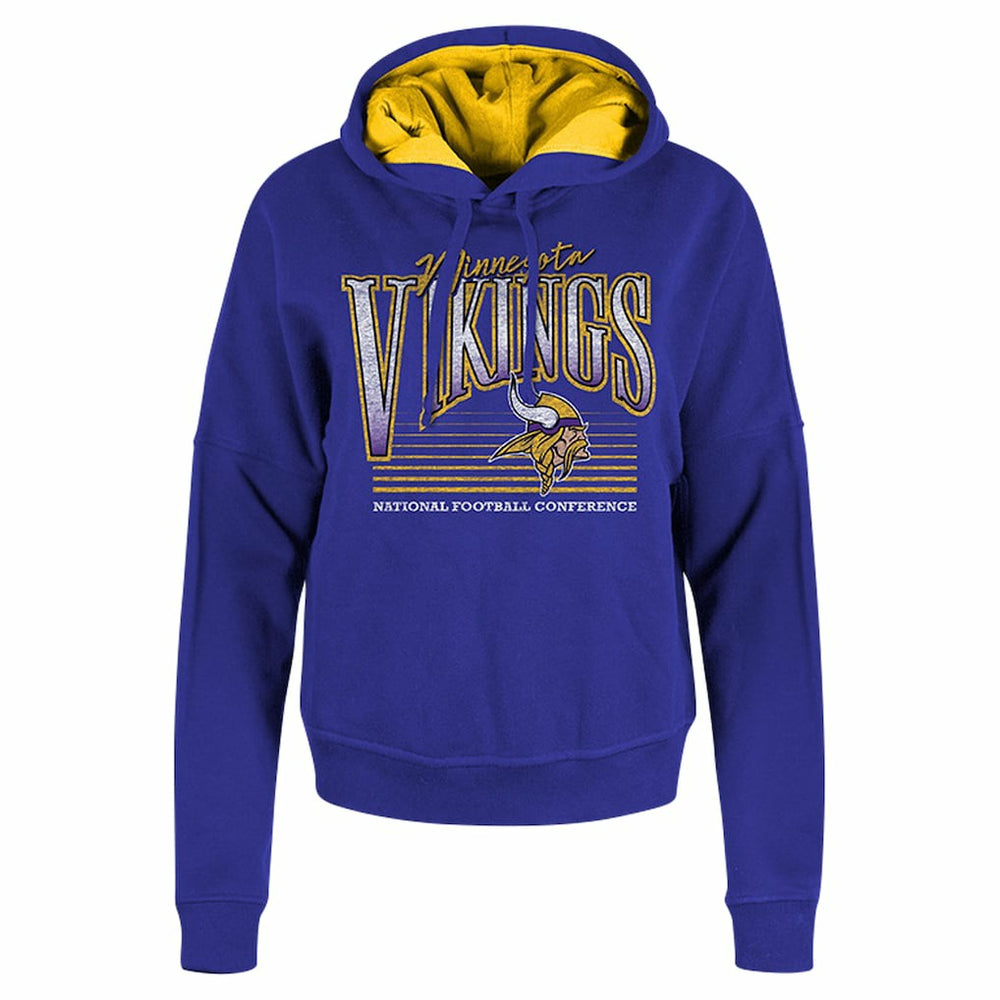 Women's Boxy Pullover Hoodie - Minnesota Vikings