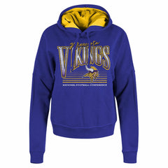 Women's Boxy Pullover Hoodie - Minnesota Vikings