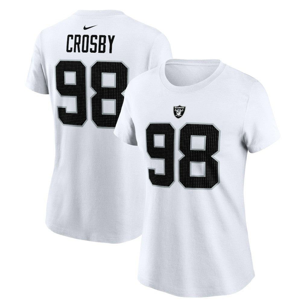 Maxx Crosby  Women's Player Name & Number T-Shirt - Las Vegas Raiders