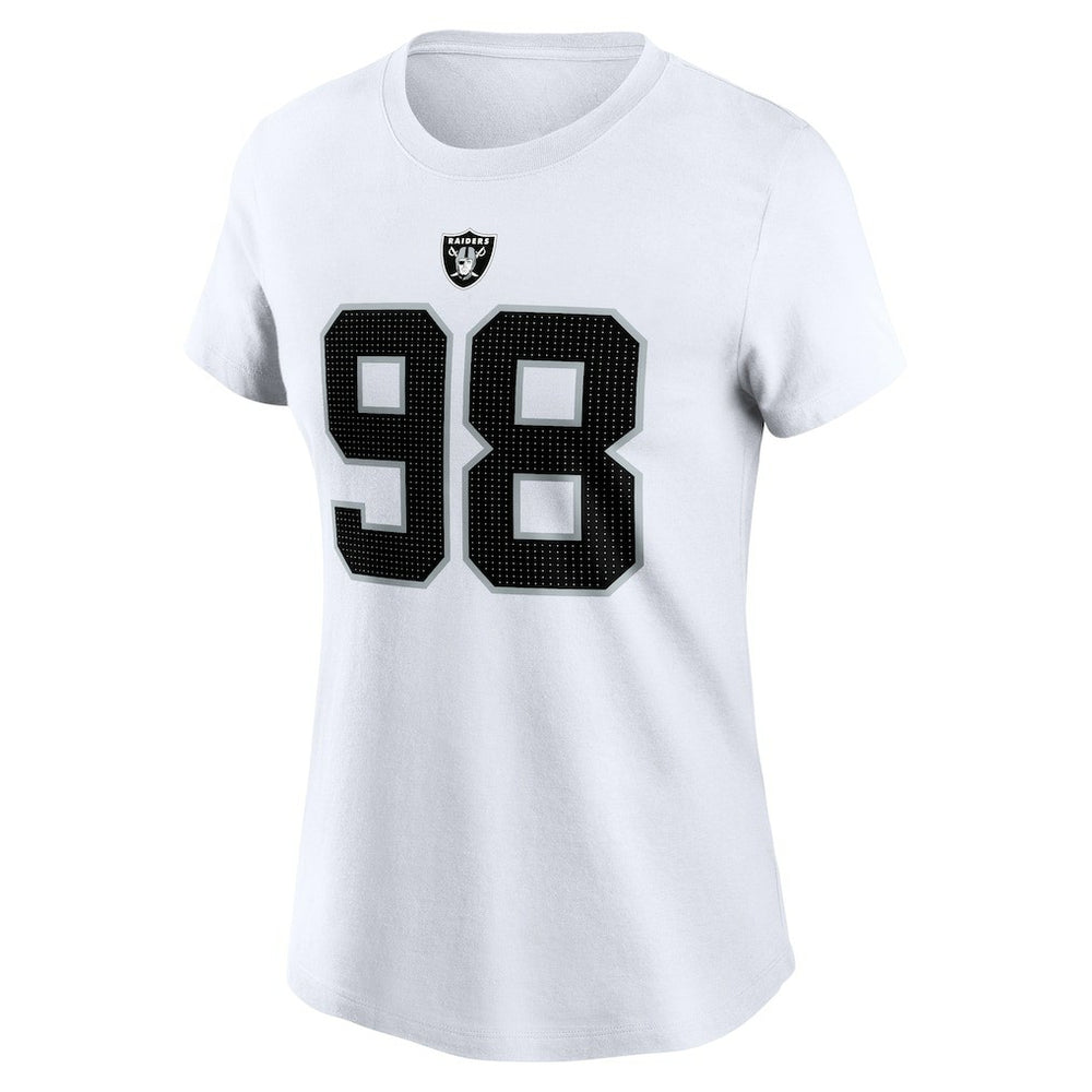 Maxx Crosby  Women's Player Name & Number T-Shirt - Las Vegas Raiders