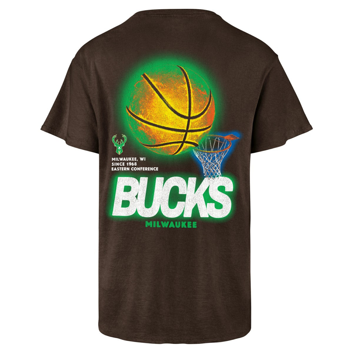 NBA Milwaukee Bucks '47 Vintage Tubular Dagger Tradition Premium T-Shirt