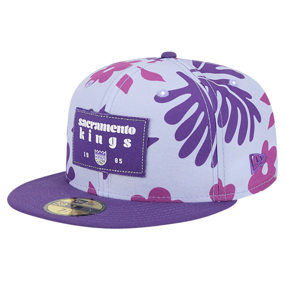 NBA Sacramento Kings Palm Fronds 2-Tone 59FIFTY Fitted Hat