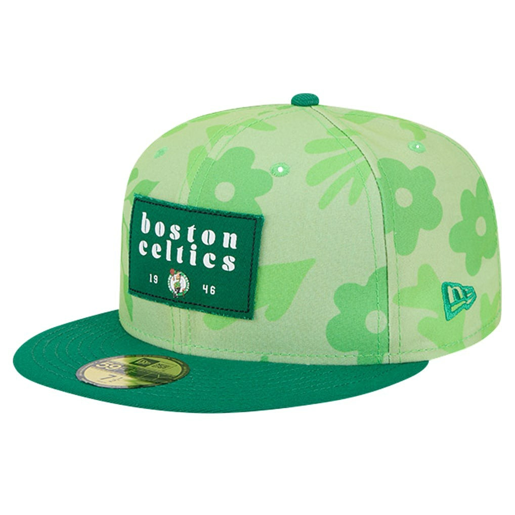 NBA Boston Celtics Palm Fronds 2-Tone 59FIFTY Fitted Hat