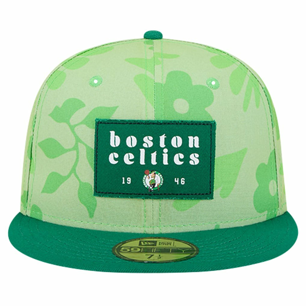 NBA Boston Celtics Palm Fronds 2-Tone 59FIFTY Fitted Hat