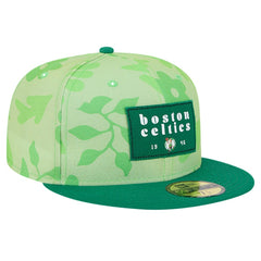 NBA Boston Celtics Palm Fronds 2-Tone 59FIFTY Fitted Hat