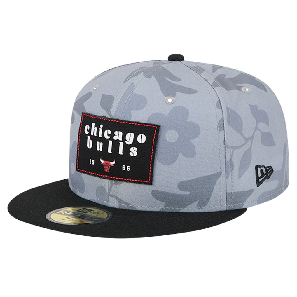 NBA Chicago Bulls Palm Fronds 2-Tone 59FIFTY Fitted Hat