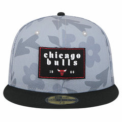 NBA Chicago Bulls Palm Fronds 2-Tone 59FIFTY Fitted Hat