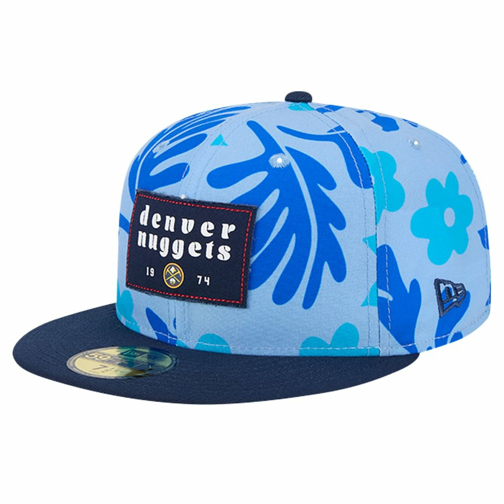 NBA Denver Nuggets Palm Fronds 2-Tone 59FIFTY Fitted Hat sale