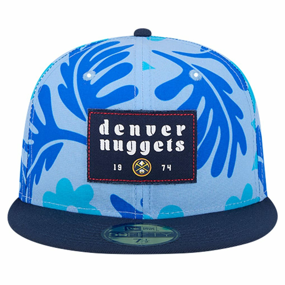 NBA Denver Nuggets Palm Fronds 2-Tone 59FIFTY Fitted Hat sale