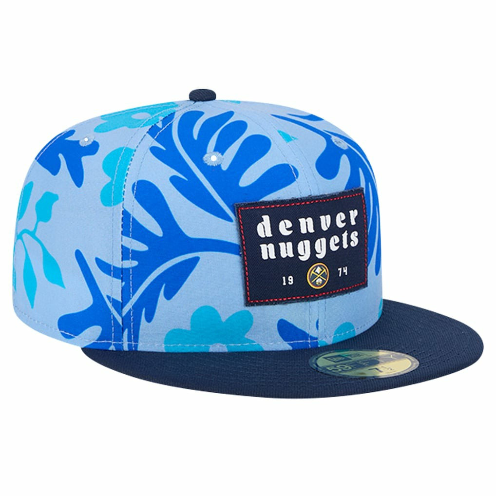 NBA Denver Nuggets Palm Fronds 2-Tone 59FIFTY Fitted Hat sale