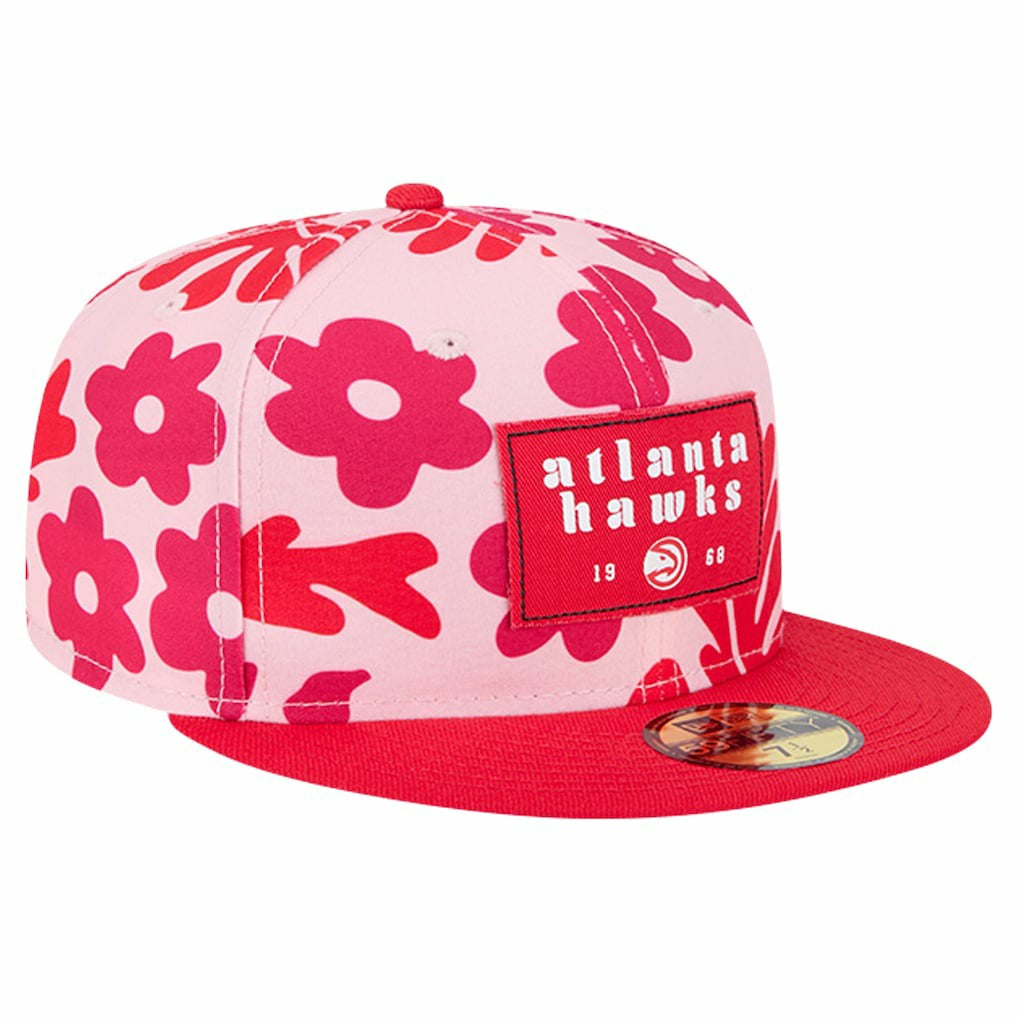 NBA Atlanta Hawks Palm Fronds 2-Tone 59FIFTY Fitted Hat