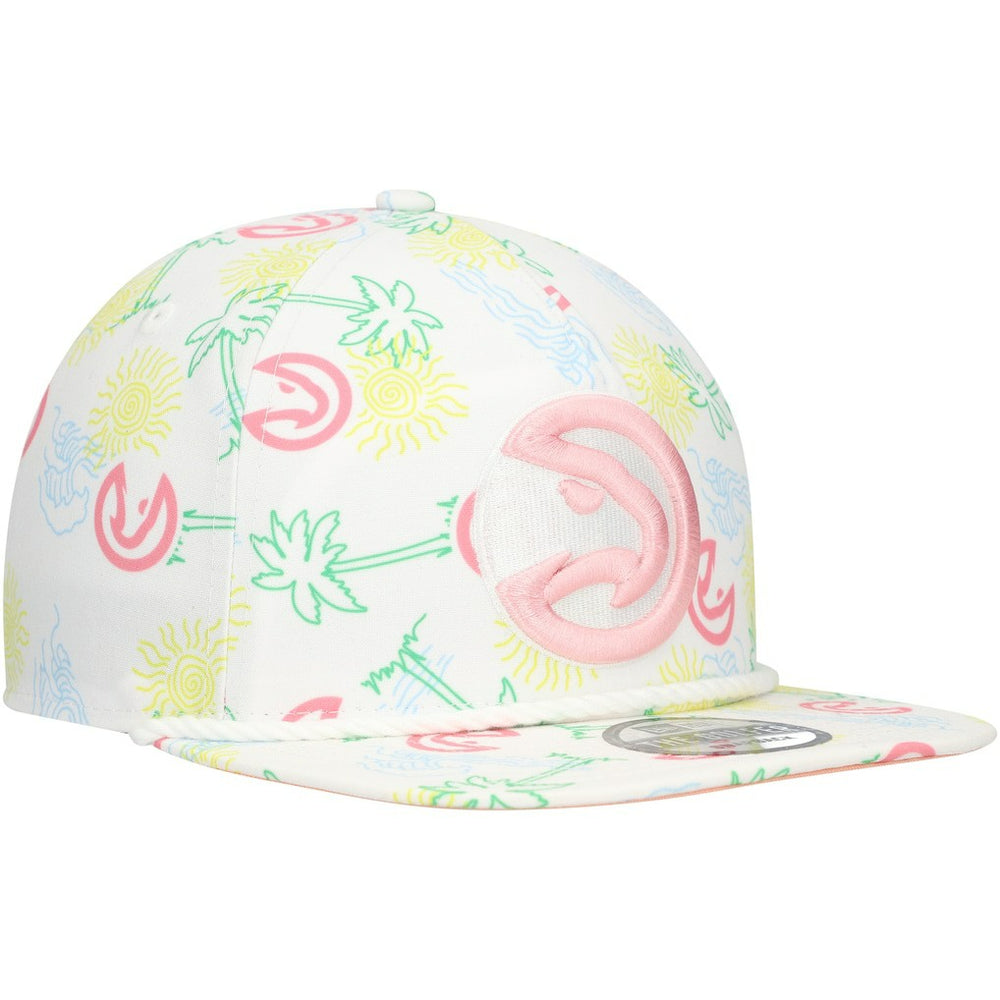 NBA Atlanta Hawks Palm Trees and Waves Golfer Adjustable Hat