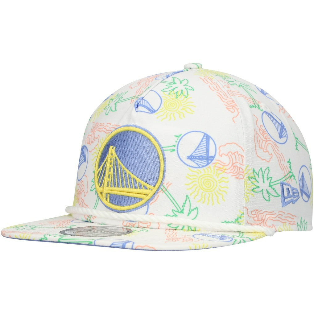 NBA Golden State Warriors Palm Trees and Waves Golfer Adjustable Hat sale