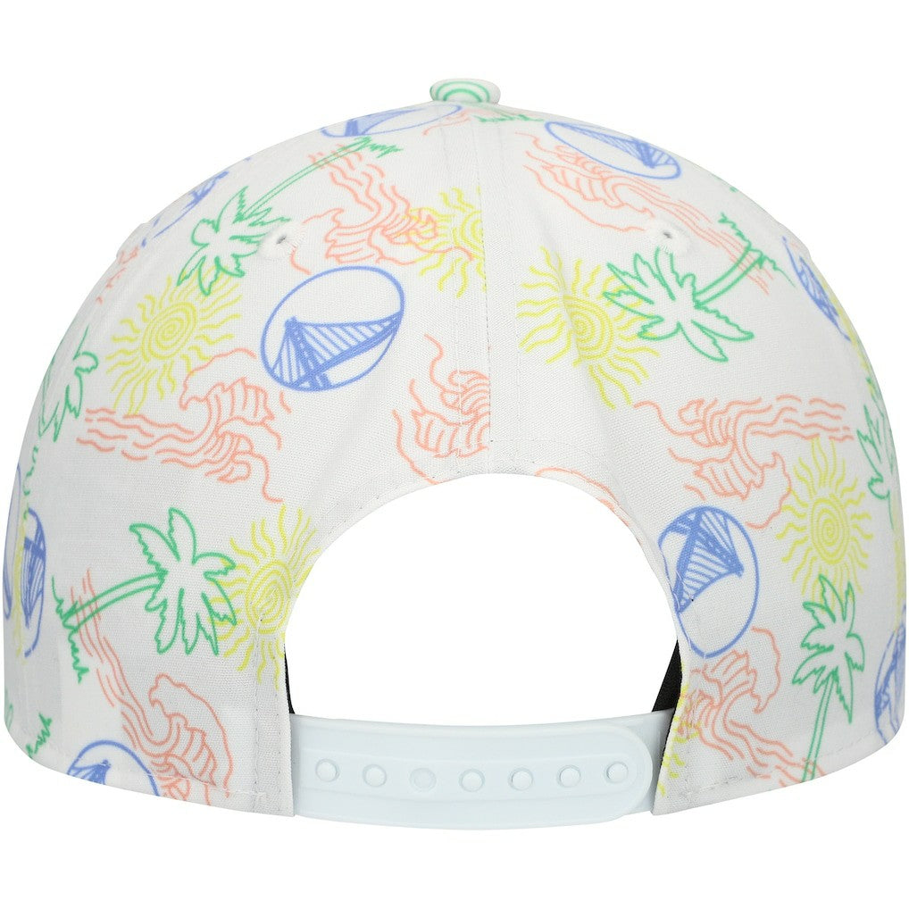NBA Golden State Warriors Palm Trees and Waves Golfer Adjustable Hat sale