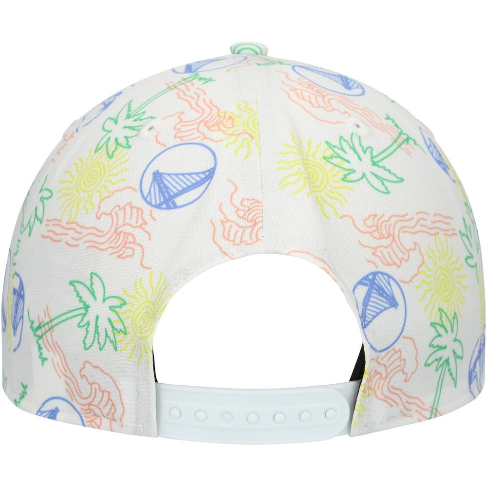 NBA Golden State Warriors Palm Trees and Waves Golfer Adjustable Hat sale