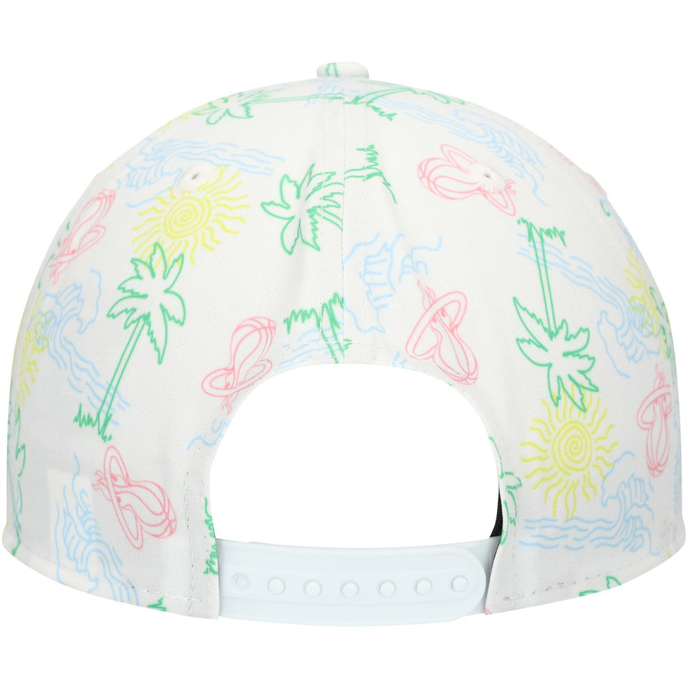 NBA Miami Heat Palm Trees and Waves Golfer Adjustable Hat