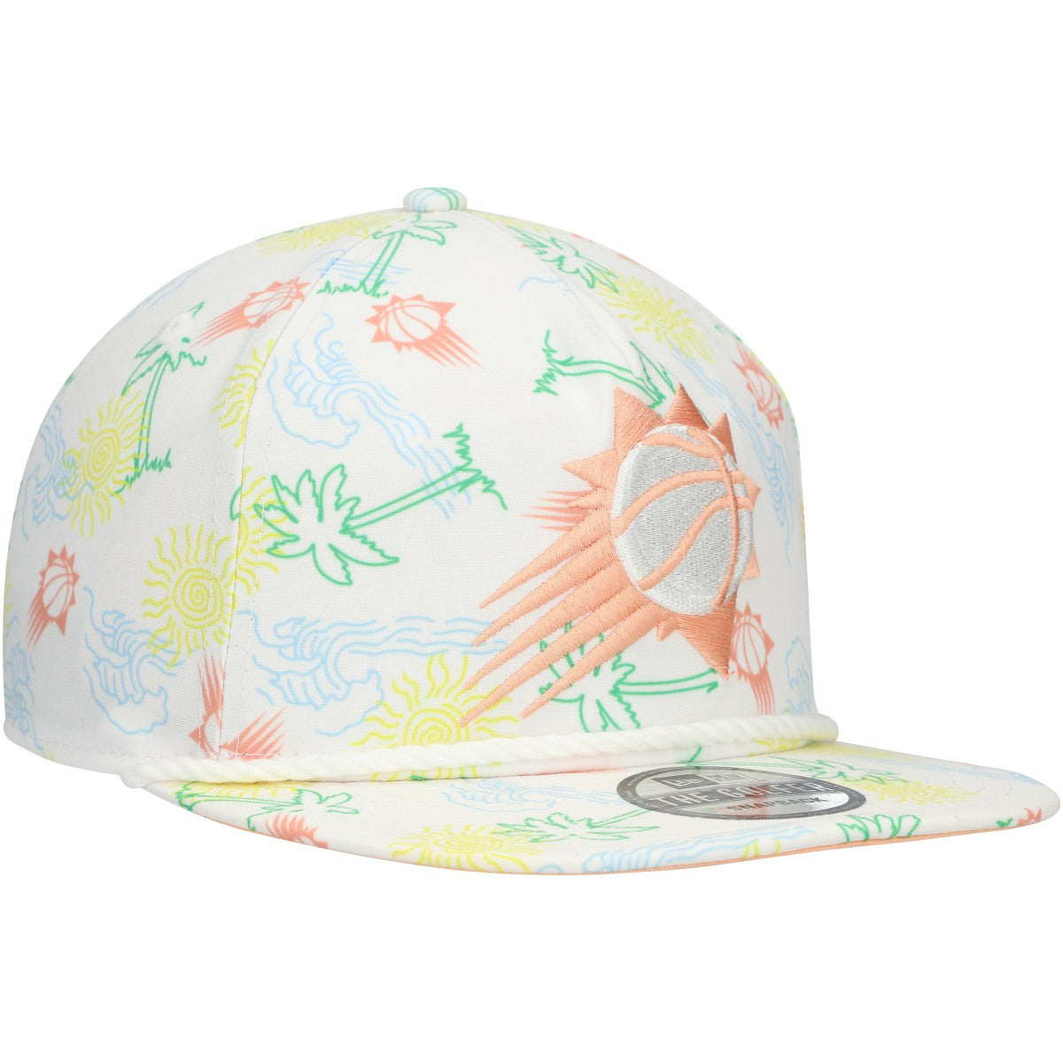 NBA Phoenix Suns Palm Trees and Waves Golfer Adjustable Hat