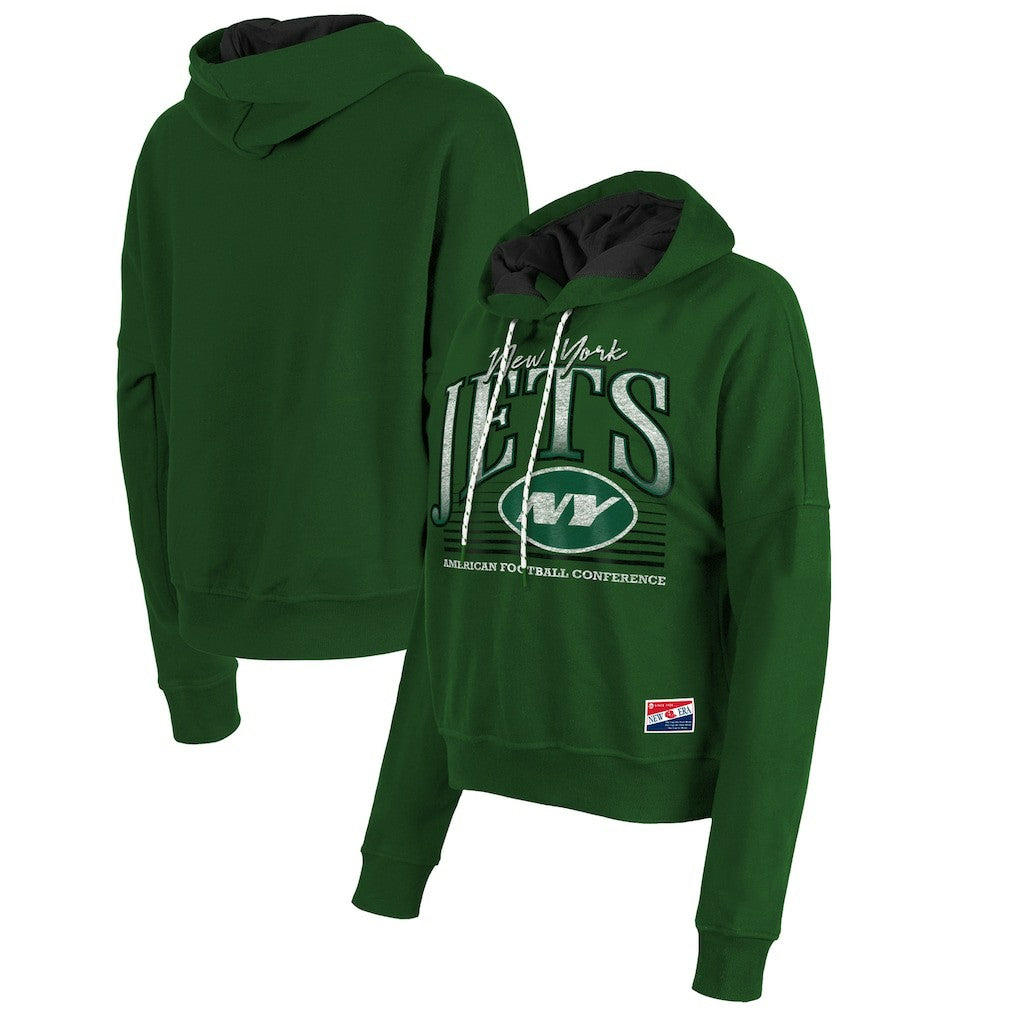 Women's Boxy Pullover Hoodie - New York Jets