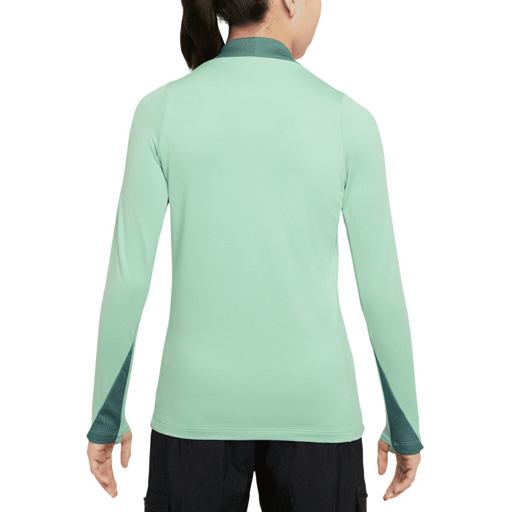 Tottenham Hotspur Youth 2024/25 Third Strike Drill Performance Quarter-Zip Top - Nike Green