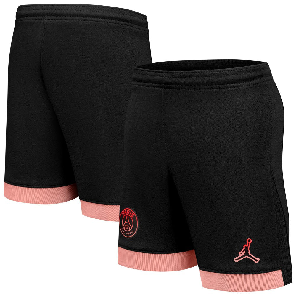 Paris Saint-Germain Jordan Brand Youth 2024/25 Third Stadium Shorts - Jordan Black