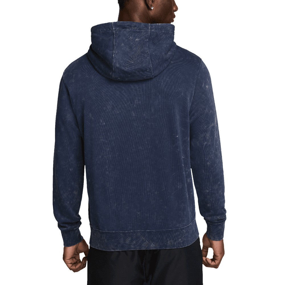 Paris Saint-Germain Club Washed Pullover Hoodie - Nike Navy