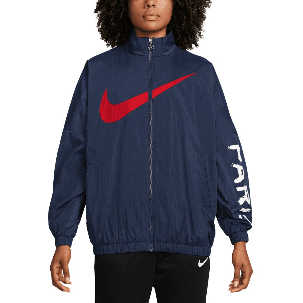 Paris Saint-Germain Women's Essential Windrunner Full-Zip Jacket - Nike Navy