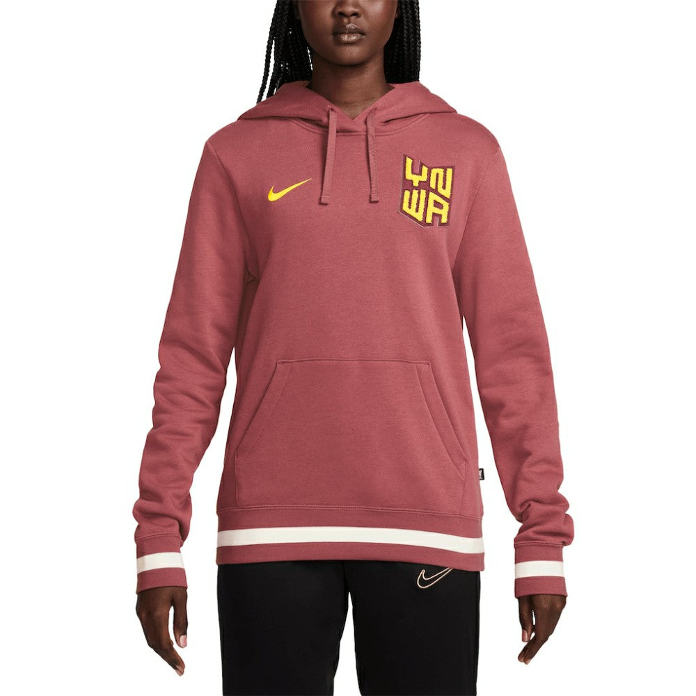 Liverpool Women's 2024/25 Third Club Fleece Pullover Hoodie - Nike Burgundy