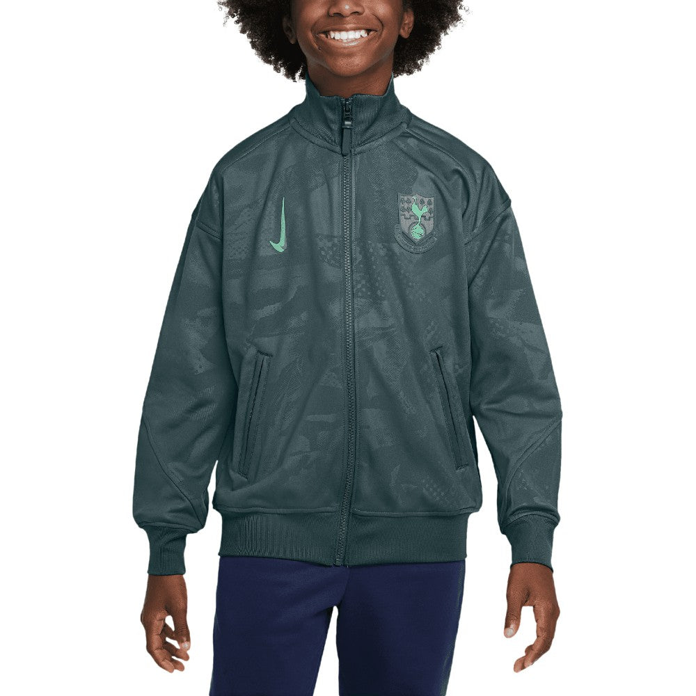 Tottenham Hotspur Youth 2024/25 Third Academy Pro Anthem Full Zip Jacket - Nike Green