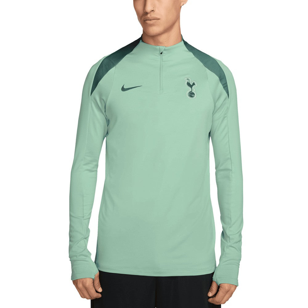 Tottenham Hotspur 2024/25 Third Strike Drill Performance Quarter-Zip Pullover Top - Nike Green