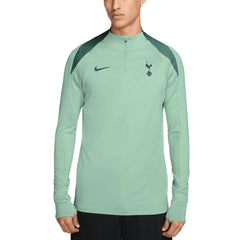 Tottenham Hotspur 2024/25 Third Strike Drill Performance Quarter-Zip Pullover Top - Nike Green