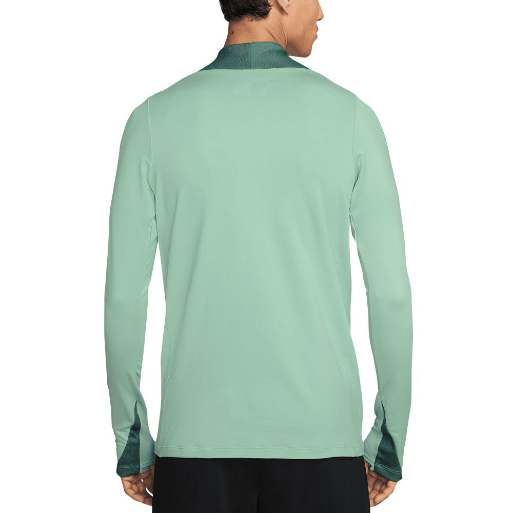 Tottenham Hotspur 2024/25 Third Strike Drill Performance Quarter-Zip Pullover Top - Nike Green