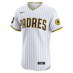MLB Tony Fernández San Diego Padres Nike Home Elite Sponsor Patch Player Jersey