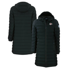 Cutter & Buck Women's Mission Ridge Repreve Eco Insulated Long Full-Zip Puffer Jacket - Kansas City Chiefs