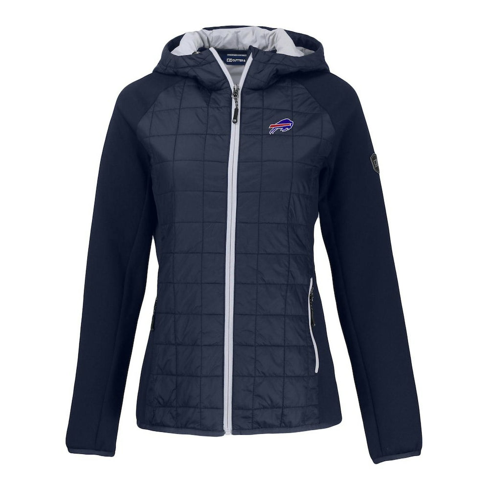 Cutter & Buck Women's Rainier Primaloft Eco Full-Zip Hybrid Jacket - Buffalo Bills