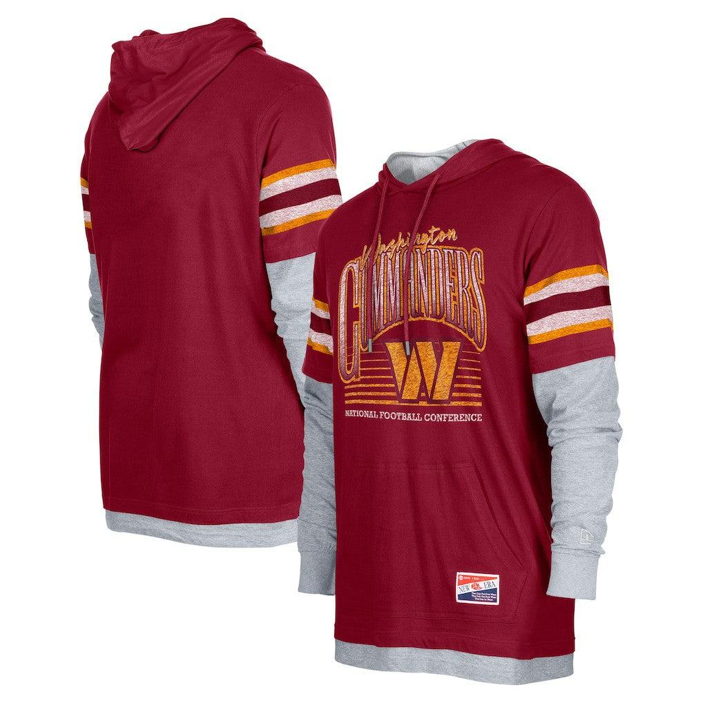 Twofer Long Sleeve Hooded T-Shirt - Washington Commanders