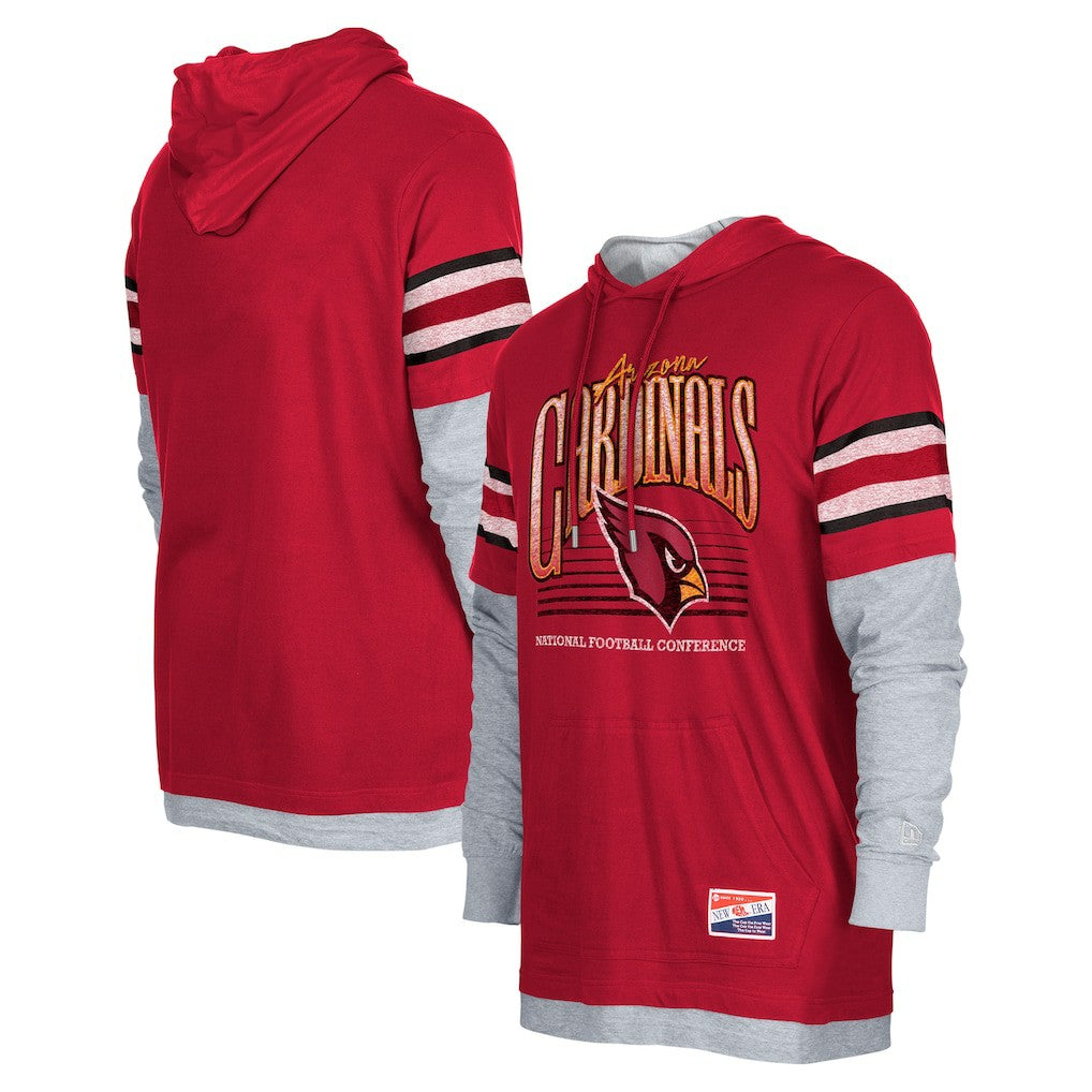 Twofer Long Sleeve Hooded T-Shirt - Arizona Cardinals