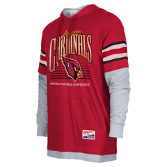 Twofer Long Sleeve Hooded T-Shirt - Arizona Cardinals