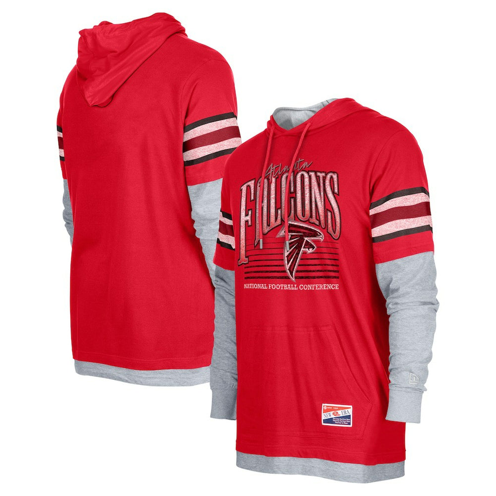 Twofer Long Sleeve Hooded T-Shirt - Atlanta Falcons