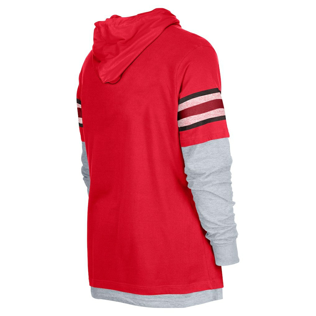 Twofer Long Sleeve Hooded T-Shirt - Atlanta Falcons