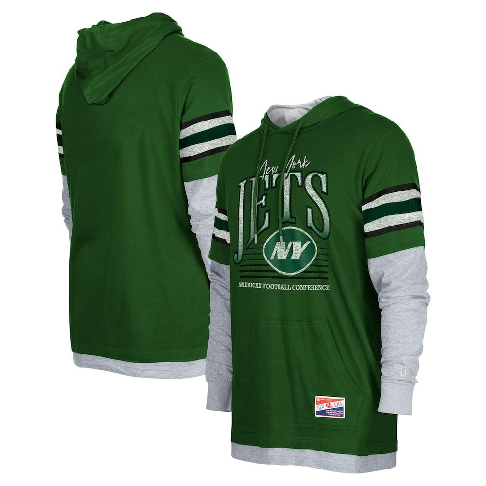 Twofer Long Sleeve Hooded T-Shirt - New York Jets